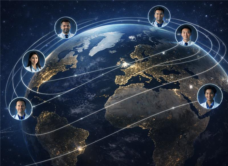 Global reading centre coverage illustration